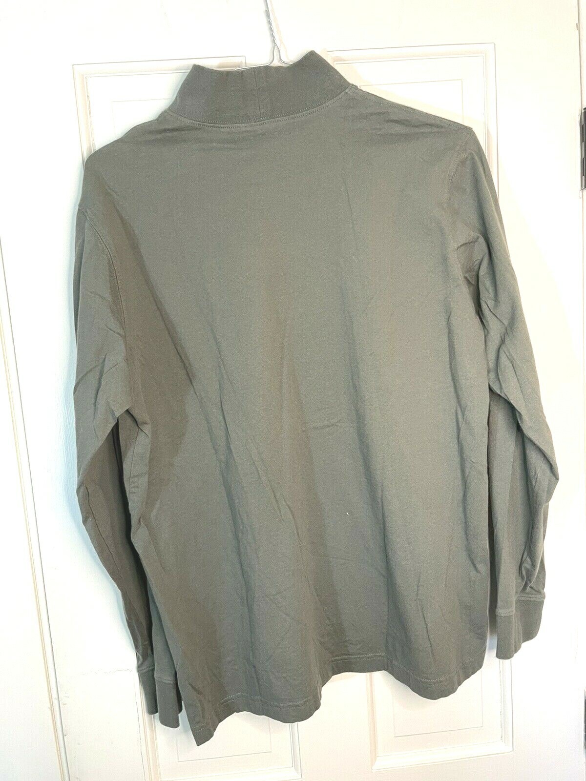 EDDIE BAUER MENS COTTON MOCK TURTLENECK 