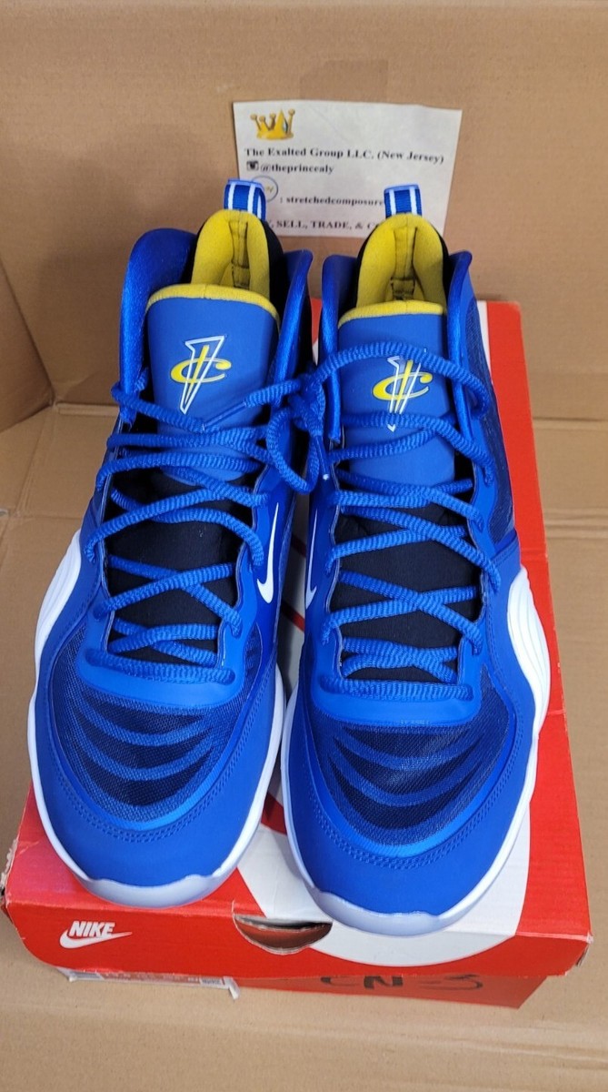 Nike Air Penny 5 Shoes Mens Size 10 Blue Chips Sneakers 537331-402 Bball Movie Buy Nike Air Penny 5  main image 4