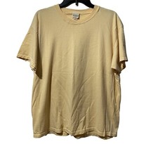 Great Land Vintage Made in USA MiUSA Yellow T-Shirt Womens Large (Mens Medium)