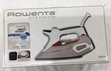 Rowenta Microsteam400 Platinum Electric Iron, Made In Germany, Preowned c5