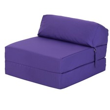 Single Z Bed Fold Out Chair Bed Futon Folding Mattress Guest Foldable Mattress