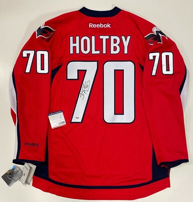 BRADEN HOLTBY SIGNED 2010 CAPITALS 