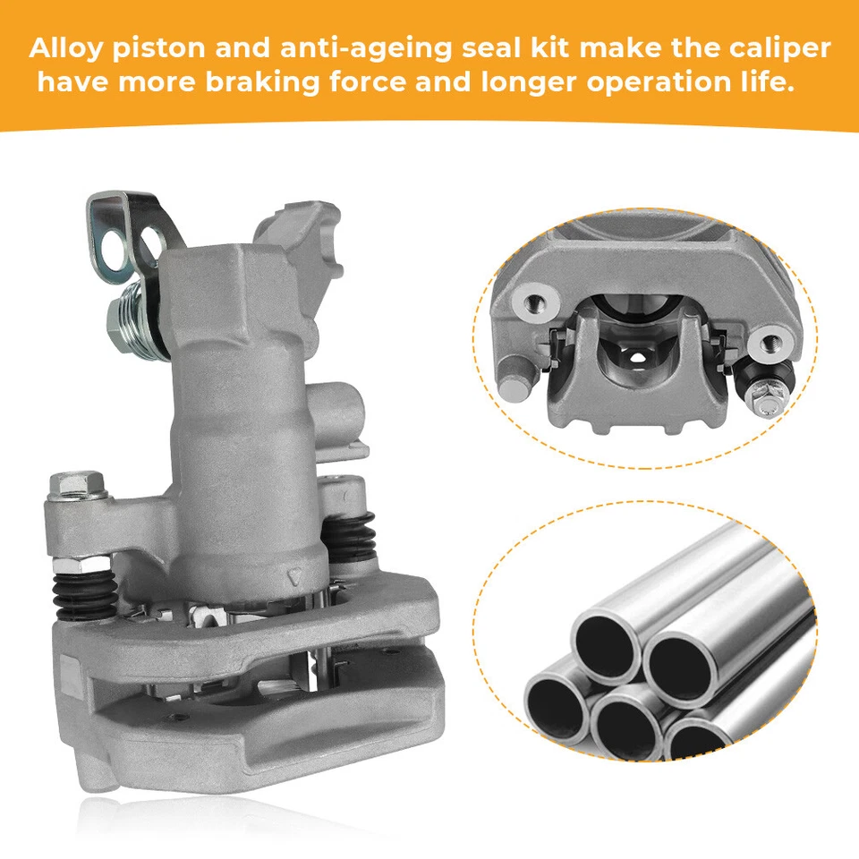 Pinza de freno trasera y pastillas sinterizadas para Honda Rincon 650 680 TRX650 TRX680 03-23 Foto 3 de 4