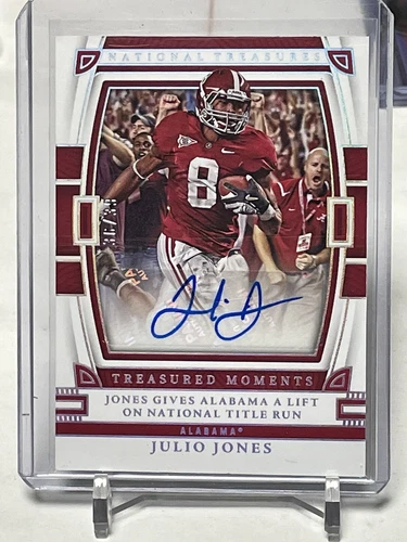 2023 National Treasures Collegiate Julio Jones Treasured Moments Silver /39