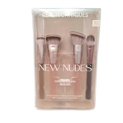Real Techniques New Nudes Nothing But You Face Kit Makeup Pinsel - Unvollständig