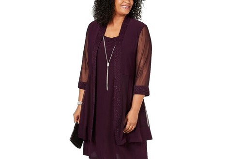 R&M Richards Plus size Beaded V-Neck Jacket ( Just Jacket ) | eBay