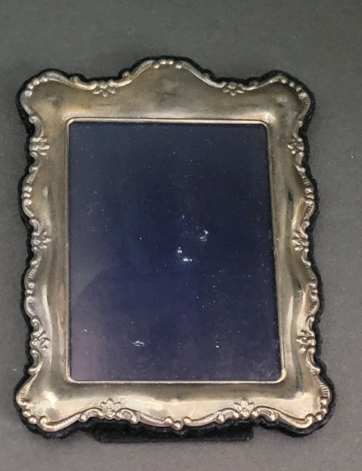 Vintage Tarnished Silver Frame 6.5 X 5" eBay