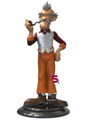 FAN ART ACTION FIGURES 3D LA LADY MINU': Mr PEPPERPOT Resin, to color