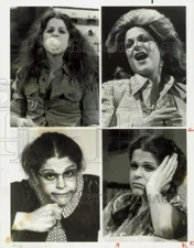 1976 Press Photo Comedian Gilda Radner as Characters on "Saturday Night Live"
