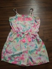 BEBE GIRLS SIZE 10/12 COLORFUL ROMPER