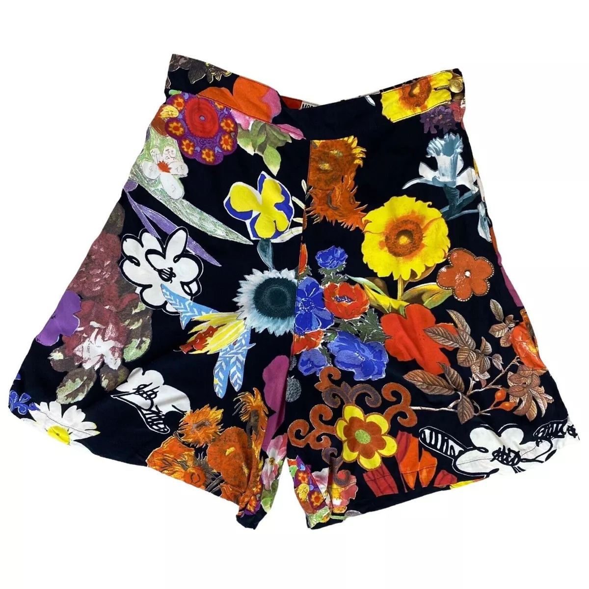 High waisted floral shorts sale