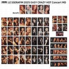 LE SSERAFIM 2025 Easy Crazy Hot Concert MD Benefit Tarjeta Fotográfica Foto KPOP