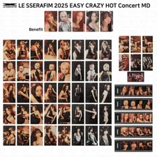 LE SSERAFIM 2025 Easy Crazy Hot Concert MD Benefit Photocard Film Photo KPOP