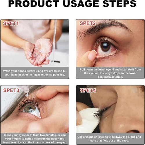 Eye Drops Cure Cataract Carnosine NAC GlaucomaBrightC Clarity - Picture 10 of 15