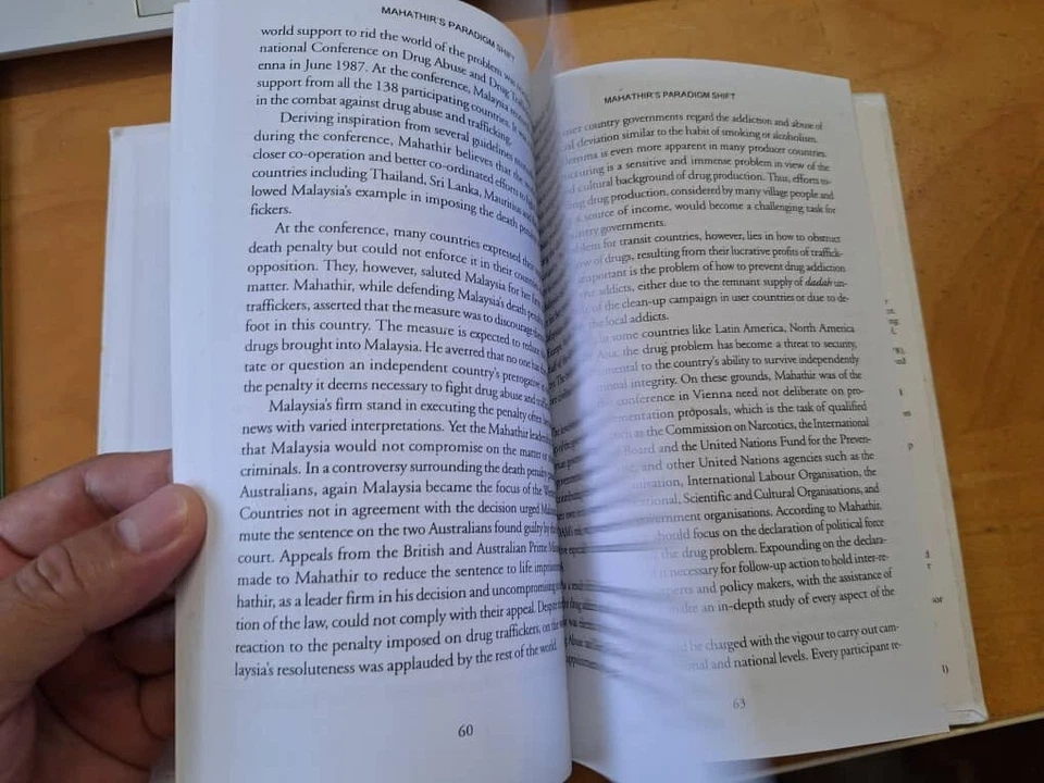 Mahathir's Paradigm Shift - The Man Behind the Vision - Aziz Zariza Ahmad 1997 - Image 4 of 4