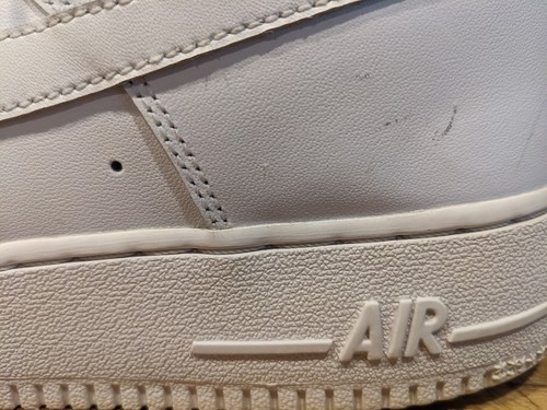 Nike Air Force 1 White Size 10.5 - Picture 9 of 16