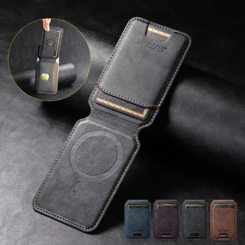 For iPhone 15 14 13 12 11 Pro Max Magsafe Magnetic Wallet Card Slot Phone Holder