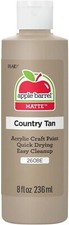 Apple Barrel Acrylic Paint 8 oz Assorted Colors - Country Tan, Pack of 1