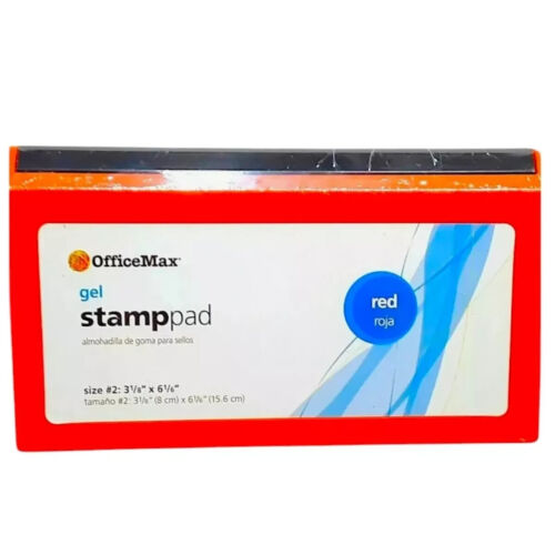 Stamp Pad Red Color Ink