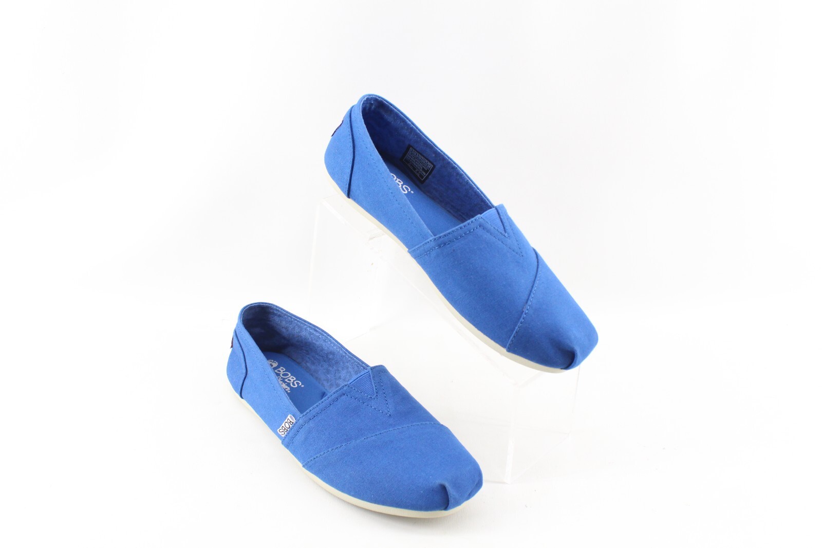 Skechers BOBS Plush Peace And Love Women's Blue Flats Slip On