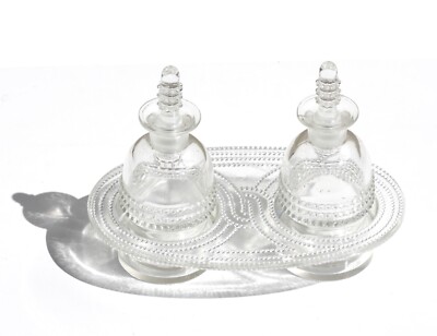 Rene LALIQUE (1860-1945) Nippon et Tokyo A R.Lalique Glass Oil and