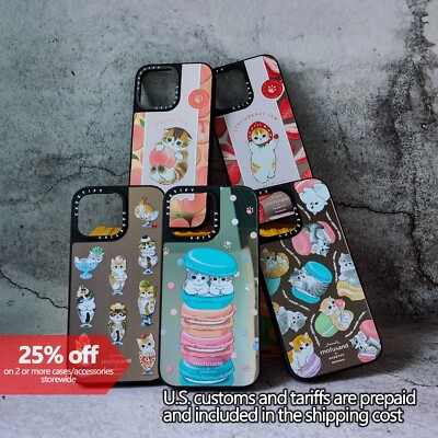Kawaii Cat Casetify Mirror Case for iPhone 13-17 optional MagSafe
