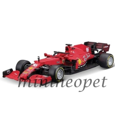 BBURAGO FORMULA F 1 2021 FERRARI SF21 1/43 #16 CHARLES LECLERC RED 36829 CL