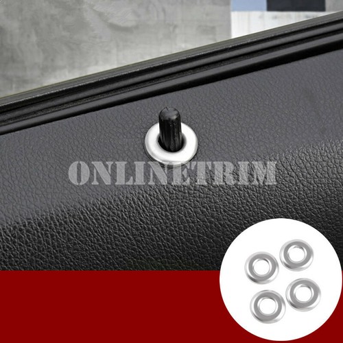 Interior Door Lock Pin Pins Cover 4pcs For MercedesBenz C Class W204