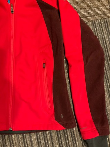Columbia Womens Omni-Heat Fleece Fusion Red Jacket Size Small - Picture 4 of 12