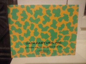 COBRA COMMAND Nintendo NES Game Original 1988 Instruction Manual Booklet *ONLY*