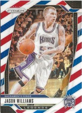 2024-25 Panini Prizm Jason Williams Red White Blue Prizm SP Sacramento Kings