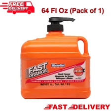 Fast Orange Permatex 25217 Pumice Lotion, Heavy Duty Hand Cleaner 64 Fl Oz-1Pack