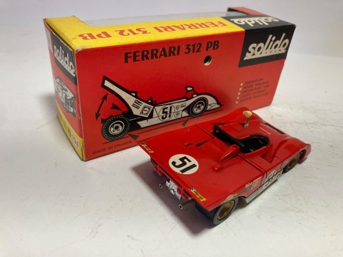 SOLIDO (France) ref 194 FERRARI 312 PB "Brands Hatch" NMIB RARE! - Foto 2 di 3