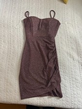 Windsor mauve glitter mini party dress size S, EUC, perfect for teens or tweens!