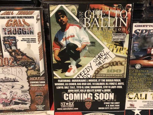 5-Speedy Loc Starz The Limit Cali Thuggin Norteno Rap Sticker & Flyer Mousie CD - Foto 7 di 13