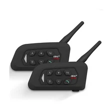 EJEAS V4 Plus Motorcycle Helmet Bluetooth Intercom, Bluetooth 5.1 Motorcycle ...