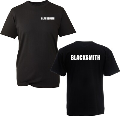 Schmied Putzfrau T-Shirt Handwerker Künstler Metallschmied Arbeitskleidung Uniform Top
