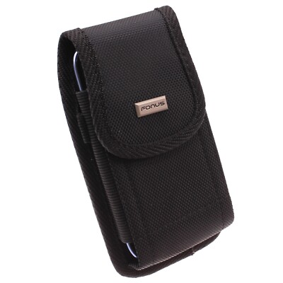 Case Belt Clip Rugged Holster Canvas Cover Pouch Carry for Smartphones