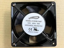 Sofasco A12038V1HBT 12038 12cm 120V 60Hz 16W  Axial Fan