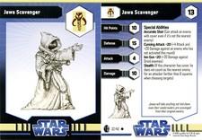 Star Wars Miniatures Imperial Entanglements JAWA SCAVENGER 32 card