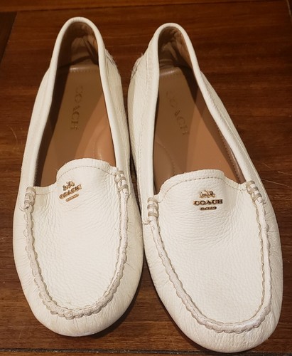 Coach Driving Mocs Style Amber size 8 