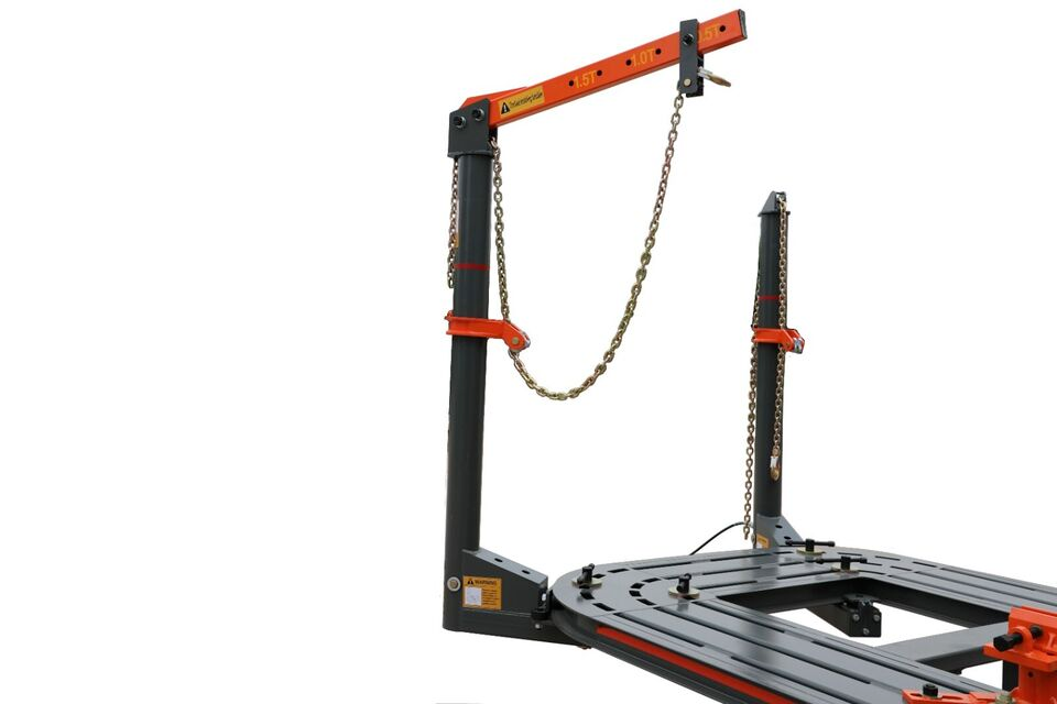 KATOOL 20 FEET LONG AUTO BODY FRAME 4 TOWERS WITH CLAMPS, HOOKS, TOOLS