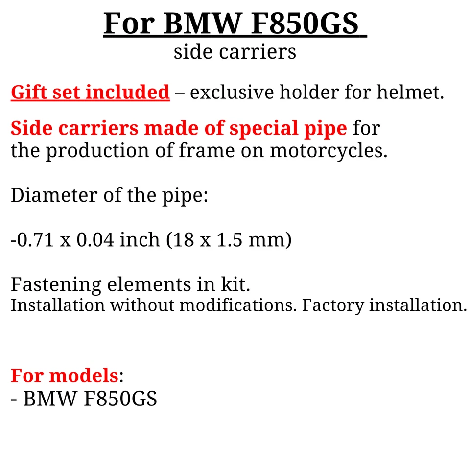 Alforja portaequipajes para BMW F850GS F 850 GS, extra Foto 3 de 4