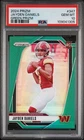 Jayden Daniels PSA 10 RC 2024 Panini Prizm Rookie #347 Green Prizm