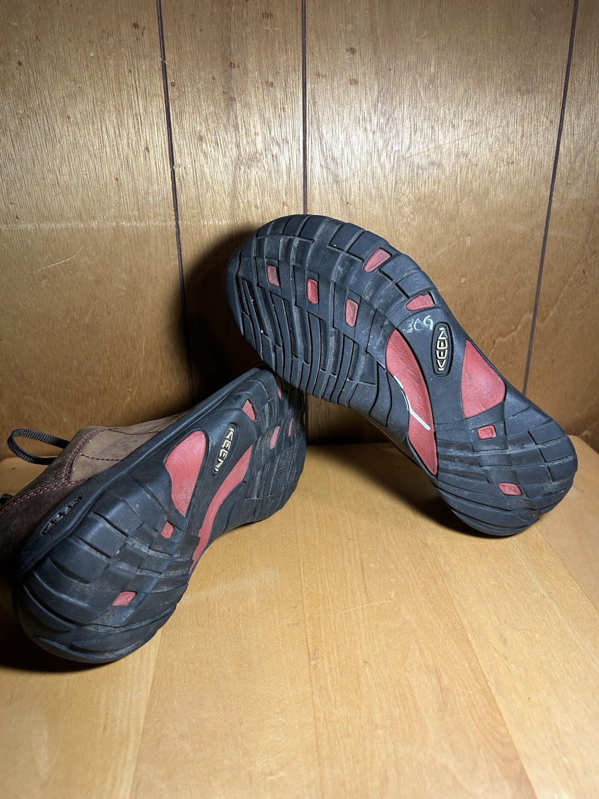 Scarpe basse da trekking Keen Presidio donna taglia 11 EUR 42 pelle marrone outdoor