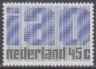 Nederland plaatfout 919PM op 45 ct I.A.O.-zegel 1969 postfris (MNH)
