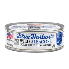 Blue Harbor Fish Co. Wild Albacore Solid White Tuna in Water with Sea Salt -