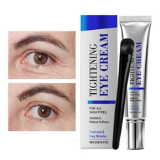 Eye Cream 20g Smoothing Moisturizer Eye Care Cream With Brush Anti Aging Cream 