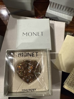 monet trinket boxes collectables