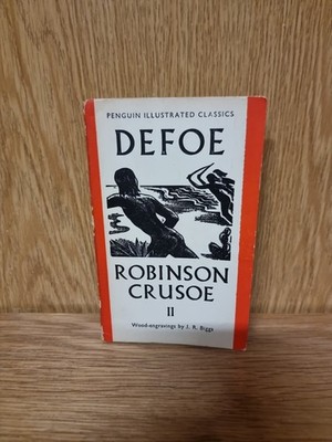 Daniel Defoe ROBINSON CRUSOE II Penguin Illustrated Classics 1st 1938 (25t)